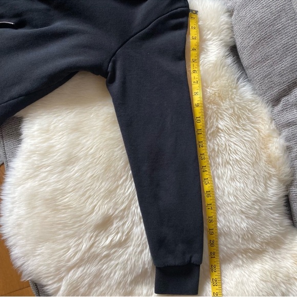 BlankNYC Sherpa Wrap Asymmetrical Zip Sweatshirt Size S - Picture 6 of 12